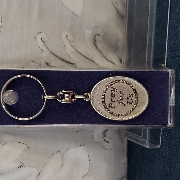 Sacred Heart Jesus Key Chain MADE IN ITALY - Picture 2 of 4